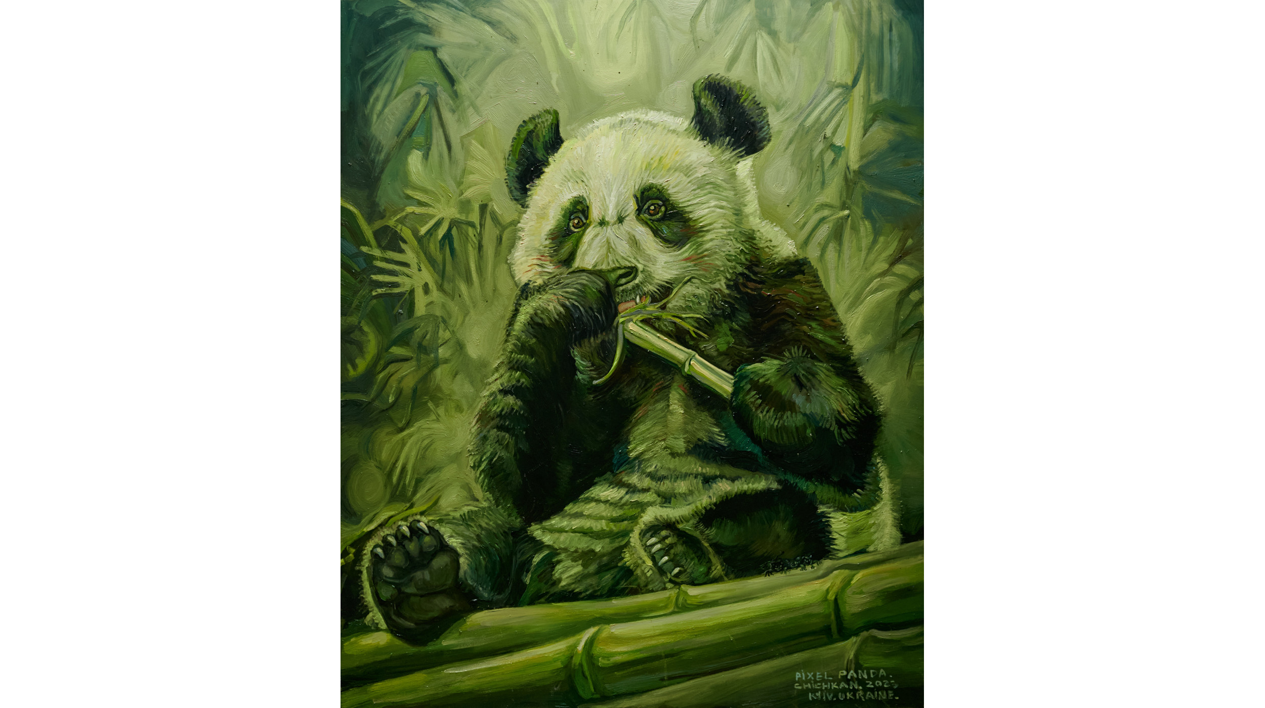 "Pixel Panda" by Ilya Chichkan