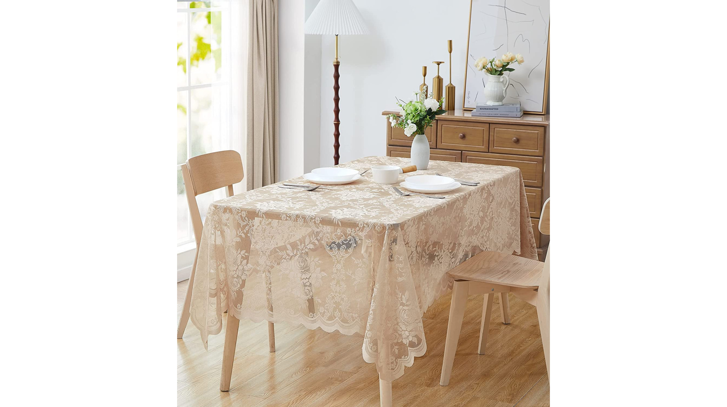 Lace tablecloth