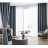 Blackout curtain, 2 pieces (dark gray)