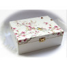 Decorative box with floral print