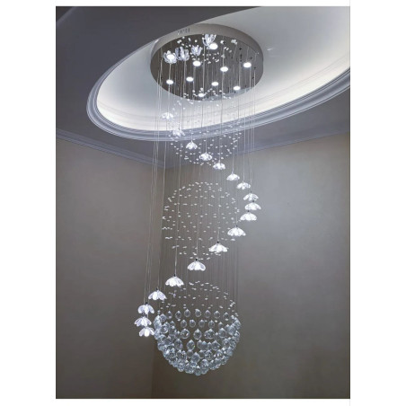 Modern crystal chandelier