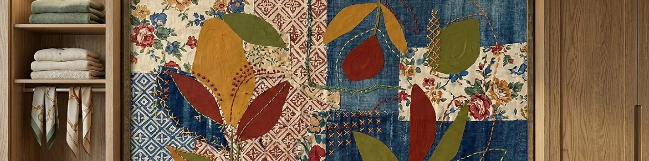 Тканина у змішаній техніці MIRONOVA ART