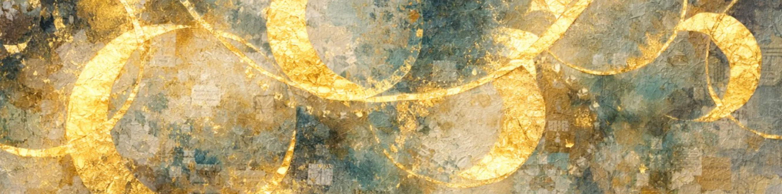 Gold Leaf in Mixed Media at MIRONOVA ART