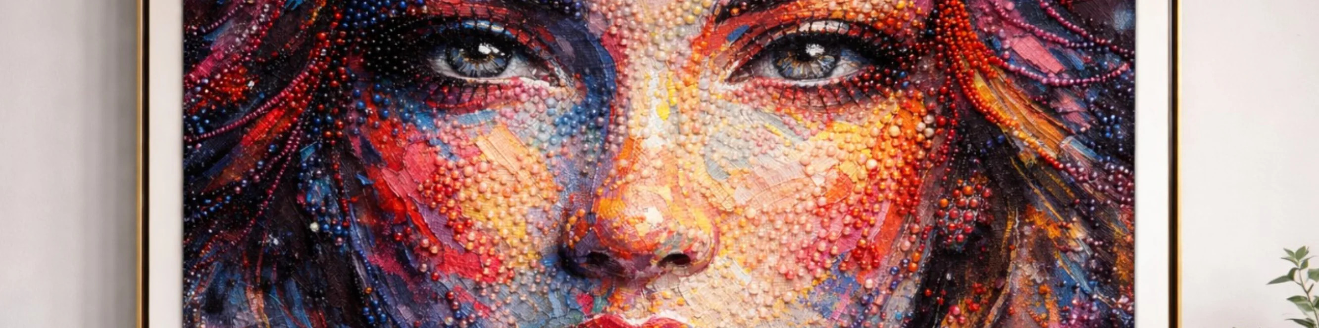 Бусини у змішаній техніці MIRONOVA ART для інтер’єру