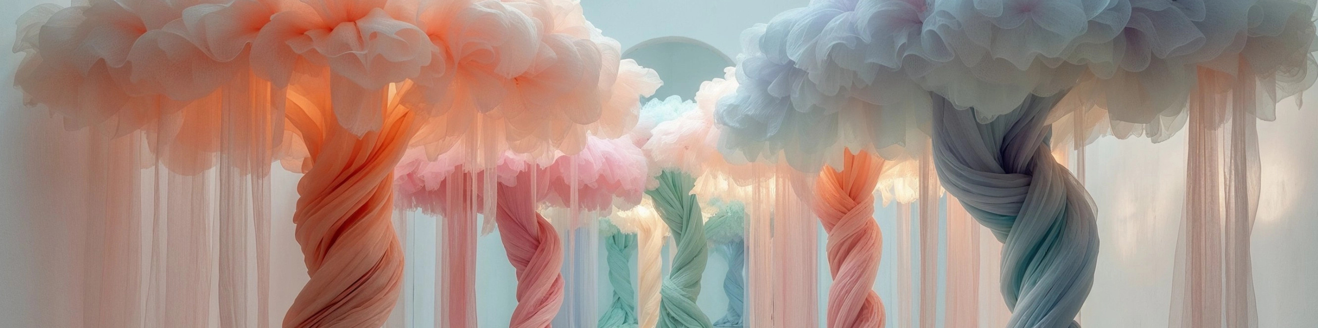 Текстильні скульптури та інсталяції в MIRONOVA ART