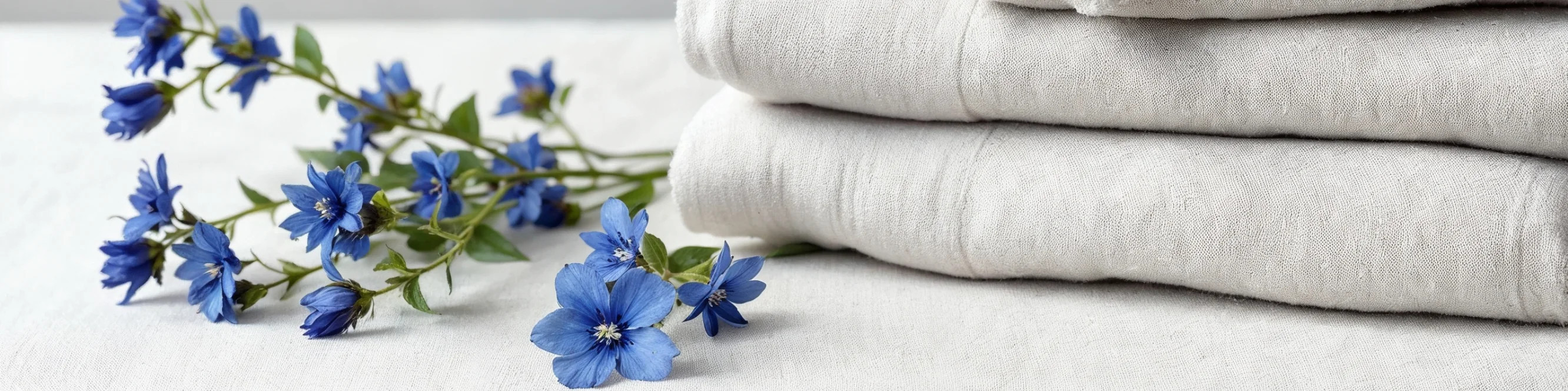 Linen in table setting materials at MIRONOVA ART - for daily use.