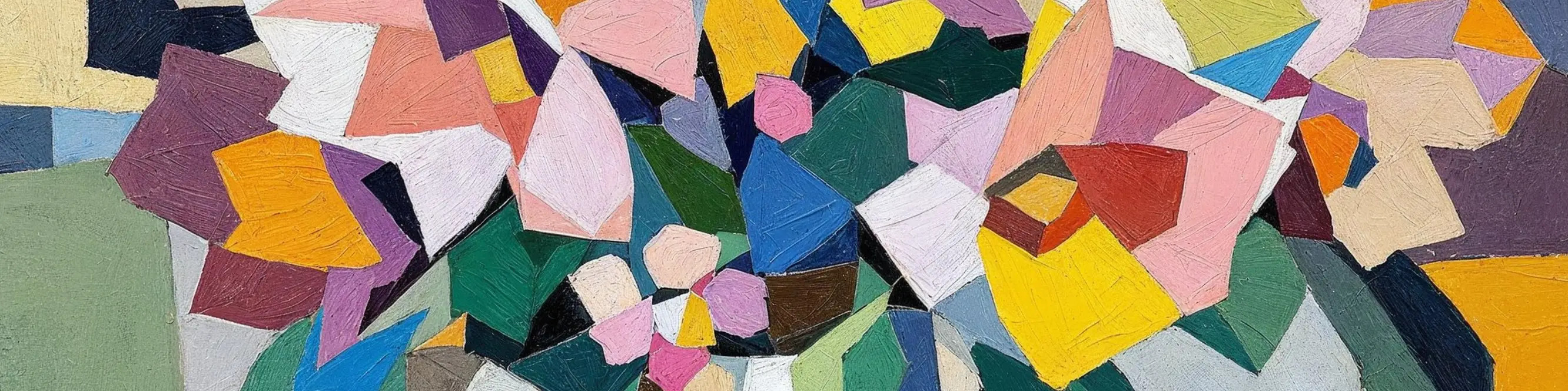 Cubism at MIRONOVA ART — angular forms, intersecting edges.