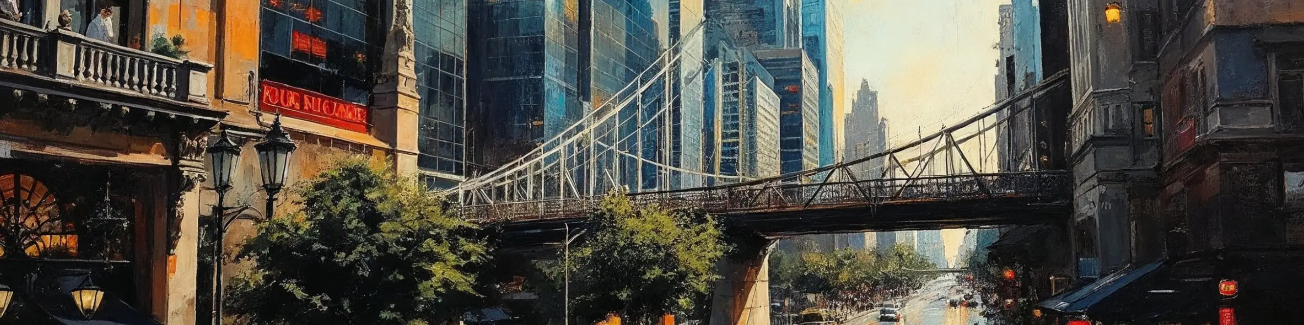 Урбаністика в інтер'єрі: картини від MIRONOVA ART.