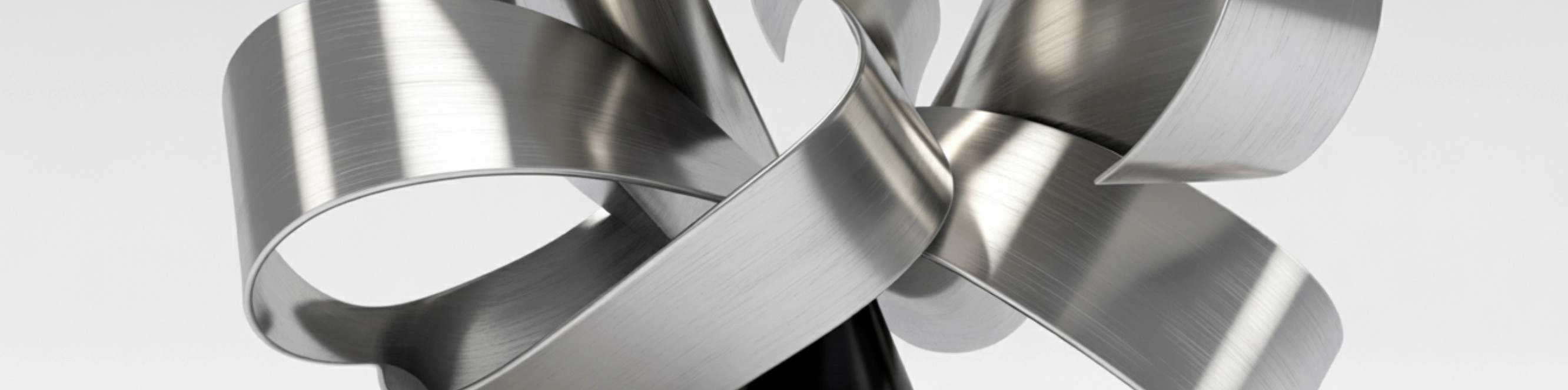 Aluminium sculptures at MIRONOVA ART