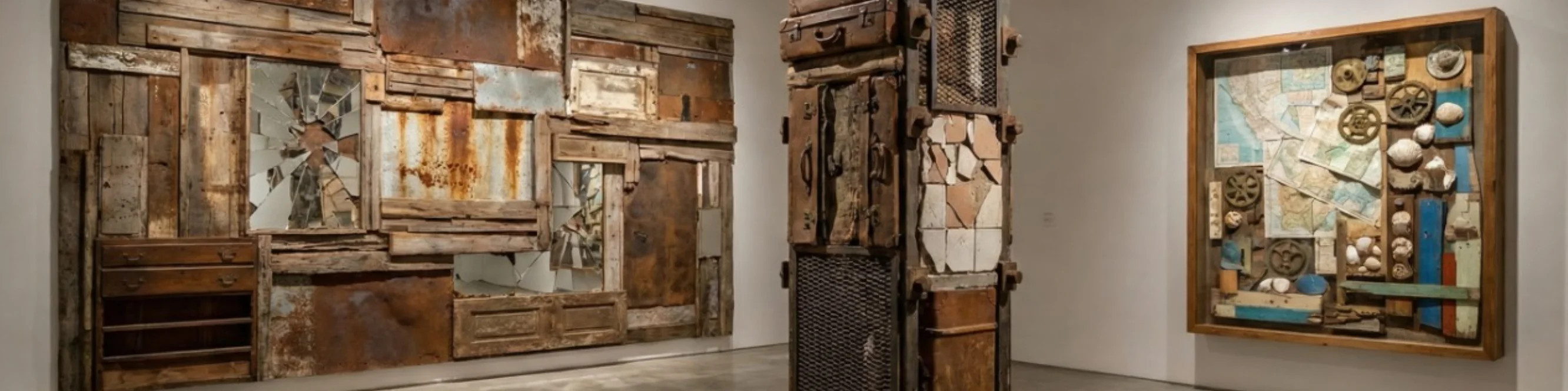 Assemblages in mixed media by MIRONOVA ART