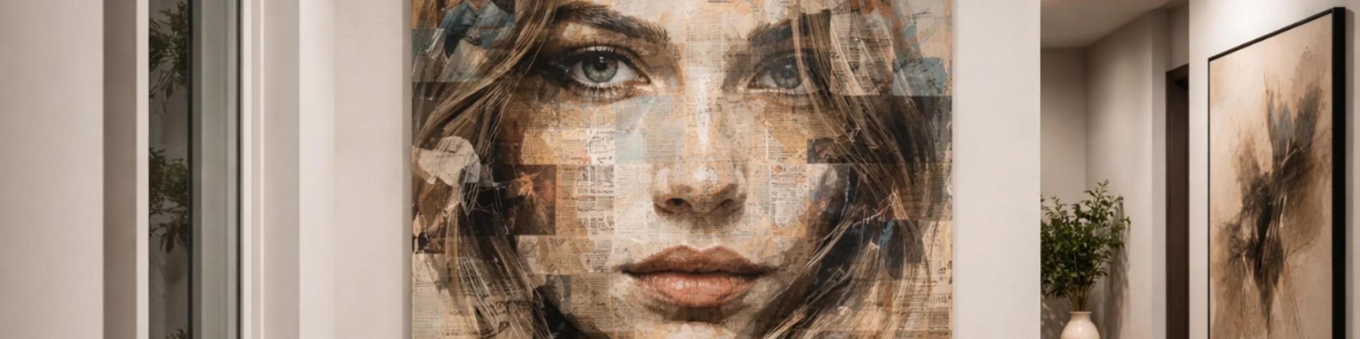 Collage in mixed media by MIRONOVA ART