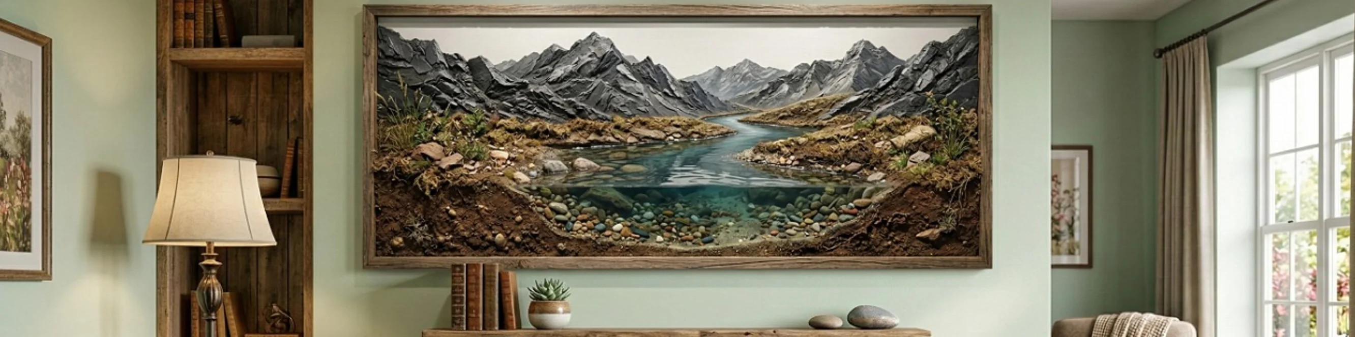 Краєвиди у змішаній техніці MIRONOVA ART