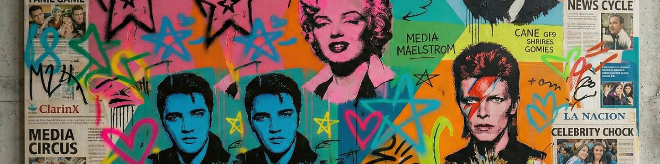 Pop culture in mixed media by MIRONOVA ART