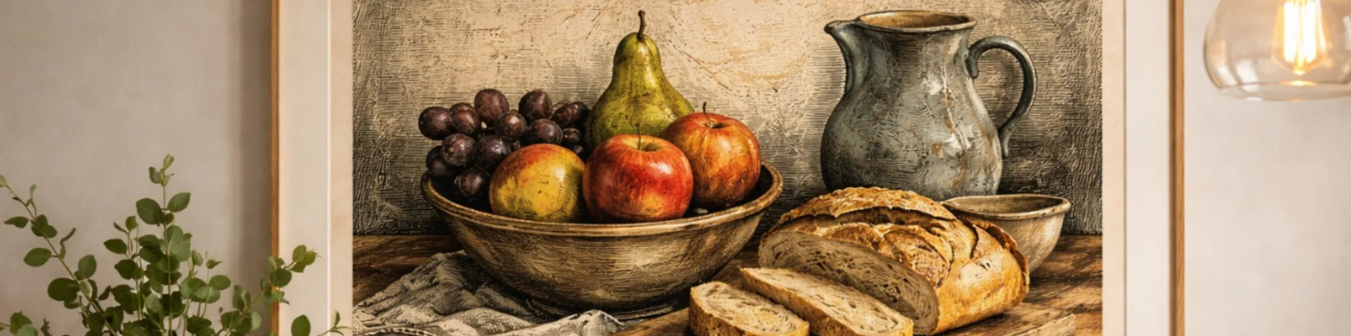 Їжа від MIRONOVA ART — витончені графічні твори для інтер'єру