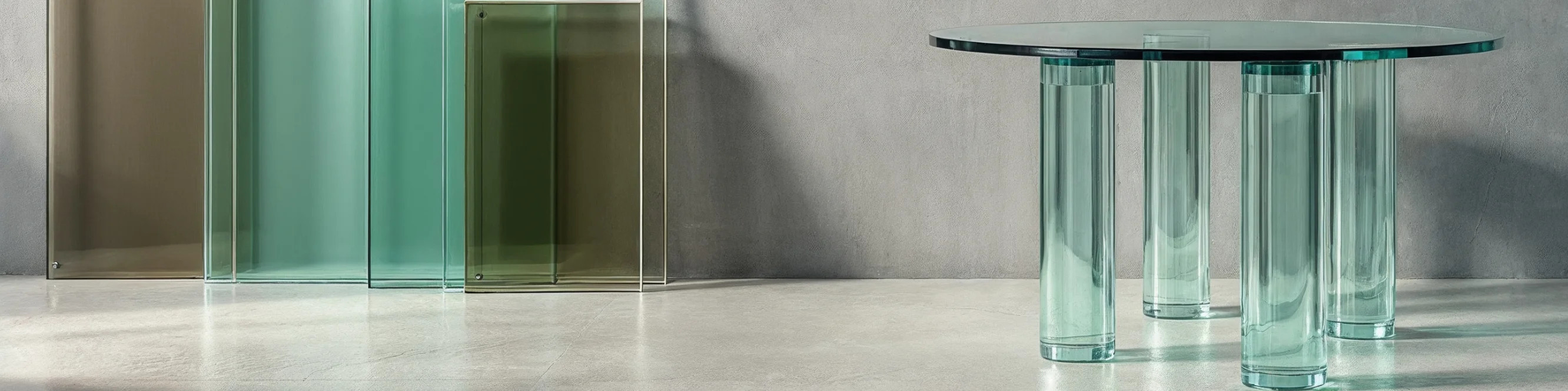 Стекло для мебели в MIRONOVA ART — создаёт ощущение простора.