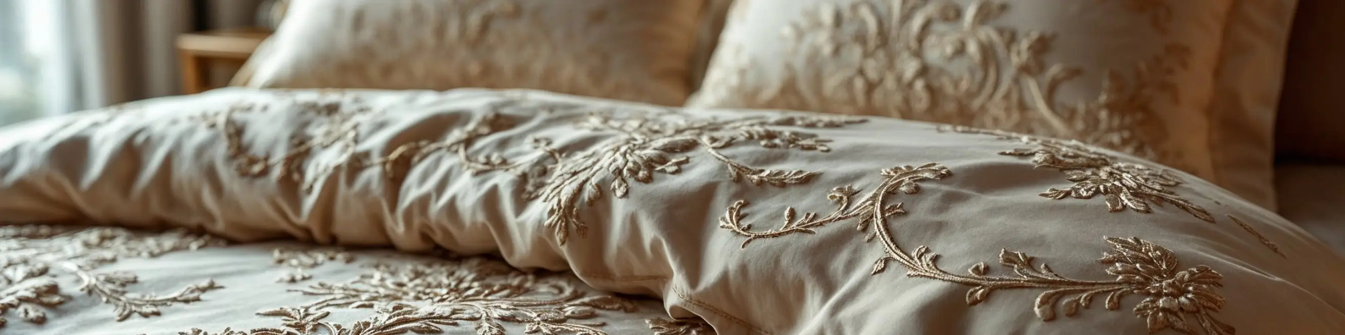 Embroidered bedding at MIRONOVA ART — quality and tradition.