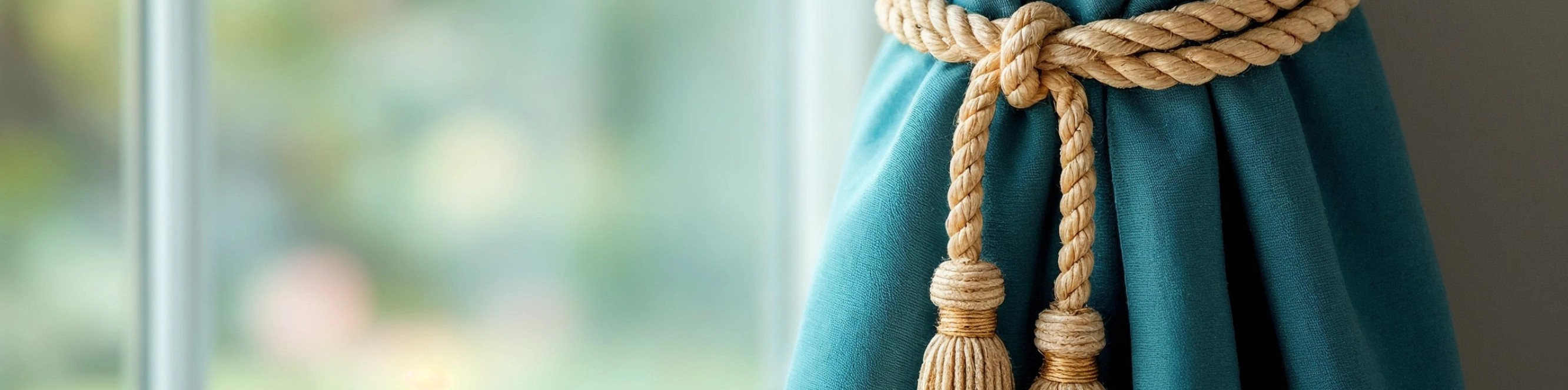 Curtain tiebacks at MIRONOVA ART – convenience, quality, practicality.