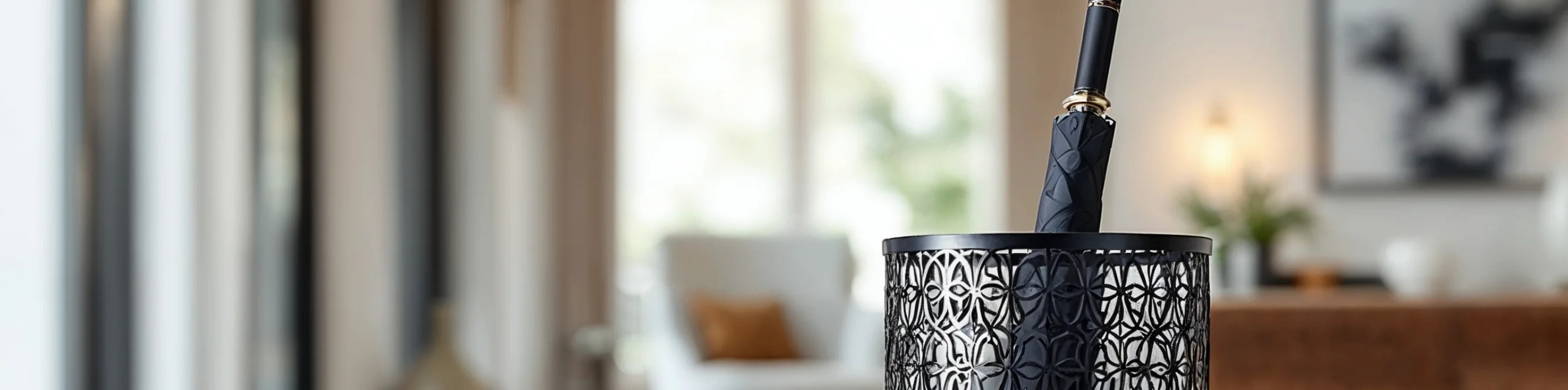 Umbrella stands at MIRONOVA ART – smart storage for rainy days.